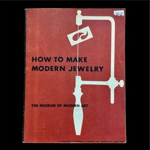 How to Make Modern Jewelry Softcover Book - 1960 Museum of Modern Art